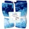 Blue Watercolor Anti-Pill Premium No-Sew Throw Fleece Fabric Kit (72x60) (Royal Blue)